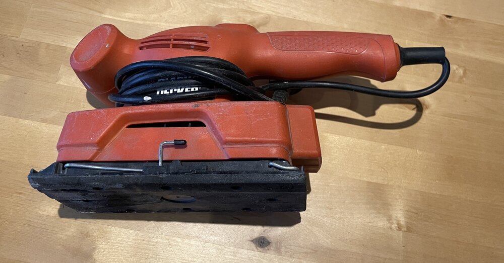 Ponceuse vibrante rectangulaire